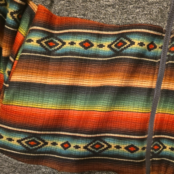 Colorful Patterned Women's Jacket - Picture 3 of 4